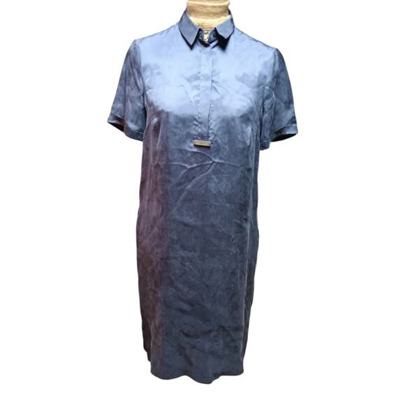 Peserico Dresses & Skirts - Peserico Navy midi short sleeve dress size S S02120A